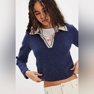 NWT FREE PEOPLE RUDY CASHMERE PULLOVER